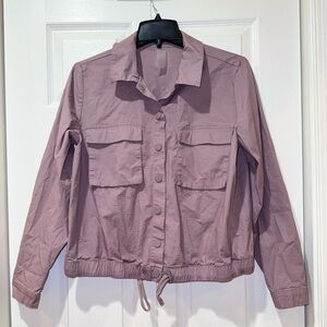 Zuda Stretch Woven Ripstop Collared Jacket. Size Medium. EUC.